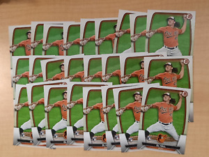 DL Hall 2023 Bowman #9 Rookie RC Logo Orioles Lot Of 25