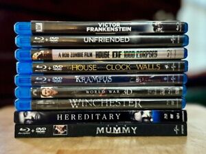 Lot of 9 Horror Movies on Blu-ray Discs