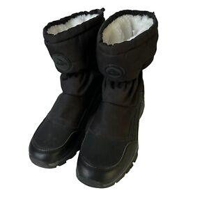 NORTIV8 Womens 8 Insulated Winter Snow Boots Warm Faux Fur Lined Slip On Boots