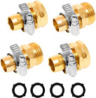 3/4 Garden Water Hose Repair Connector Kit Fittings Mender End Replacement Clamp