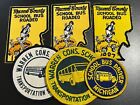 Vintage 1980s Macomb Co. Michigan Schools Bus Patches Warren Consolidated