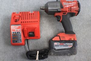 Milwaukee FUEL 2767-20-M18 1/2” High Torque Impact Tool- W/XC9.0 Battery-Charger