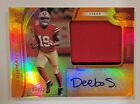 New Listing2019 Certified DEEBO SAMUEL Rookie Patch Auto  #d /299 Orange RPA Thick Patch
