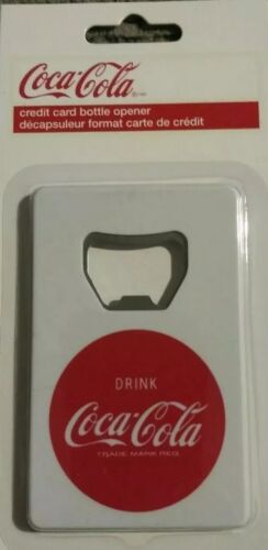 Coca-Cola Credit Card Bottle Opener with Refrigerator Magnet