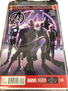 Avengers # 35 2014 🔥 TIME RUNS OUT 1st Sam Wilson CAPTAIN AMERICA Cover MCU