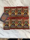 Magic the Gathering-8 The Brothers War Set Booster Packs NM + Free Mystery Foil