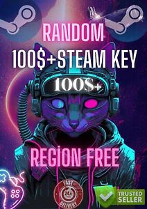 RANDOM STEAM KEY 100$+ Guaranteed!Region Free.Pc