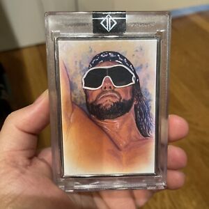 2020 Topps Transcendent WWE MACHO MAN RANDY SAVAGE 1/1 Sketch Card HOF WCW WWF