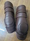 SI - HORSE RIDING/POLO KNEE GUARD ( LEATHER )