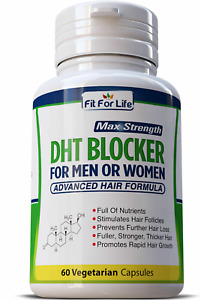 #1 DHT BLOCKER Herbal HAIR Fast GROWTH PILLS Prevent Anti Loss Stimulate Fuller*