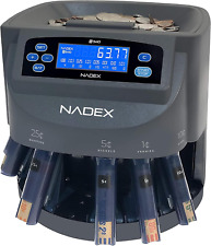 Nadex S540 Pro | Coin Counter, Sorter, and Wrapper | Sorts up to 300 Coins per M