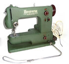 Antique Husqvarna ZIG-ZAG sewing machine VIKING first free arm knee green
