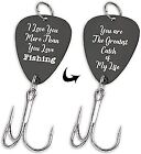 Funny Fishing Fisherman Gifts for Men Husband, Fishing Lure Catch of My Life
