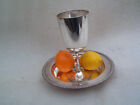 Vintage  20th Century Elkington Silver Plated Bowl  With Mappin & Webb Goblet
