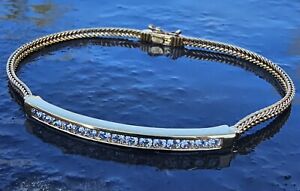Tiffany & Co. Bracelet Diamond ID  Station 18k Yellow gold 8