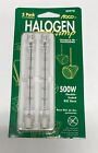 ABCO/WESTINGHOUSE 2-PACK 500W DOUBLE ENDED J HALOGN LIGHT BULB 500T3Q/CL 118MM