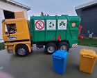 2001 Bruder Recycling Truck Actros Mercedes Benz Trash Rear Loading 4143 Germany