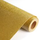 Gold Glitter Heat Transfer Vinyl HTV Sparkle Iron on Rolls for T Shirts 12