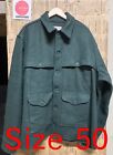 Filson Double Mackinaw Cruiser Jacket Green Size 50 Made in USA 80s Vintage