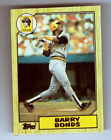 1987 Topps Barry Bonds Rookie / RC  Card #320 Error Card #3 Cut Off  MLB