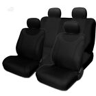 For Kia New Sleek Black Flat Cloth Front and Rear Car Seat Covers Set (For: 2023 Kia Sportage)