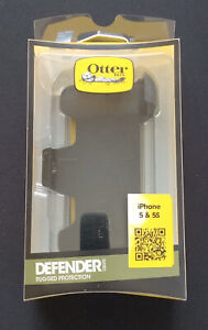 OTTERBOX Defender Series Case for iPhone 5/5s Black Belt Clip/Holster