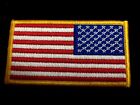 Reverse American Flag Patch USA Patch US United States Patch Embroidered Iron On