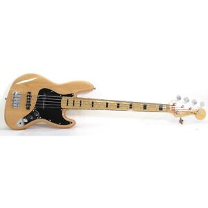 New ListingFender Squier Jazz Bass Classic Vibe 5-String Right-Handed Bass Guitar - Natural