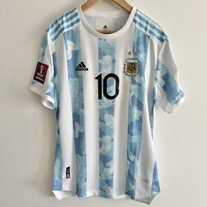 Lionel Messi Argentina World Cup 2022 Men's Size XL Qualifiers Qatar Jersey