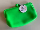 CANDY STORE Silicone Cosmetic Pouch, Wallet, Case, Purse, Green 7