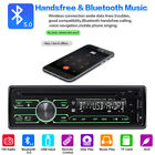 Car Stereo Single 1 DIN In-Dash FM Radio Stereo CD DVD Player USB AUX BT Input