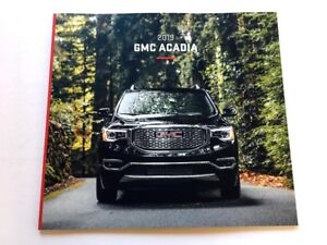 2019 GMC Acadia 34-page Original BIG Car Sales Brochure Catalog - Denali
