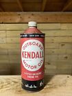 Vintage KENDALL Outboard Marine Motor Oil Cone Top One Quart Oil Can