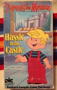 Dennis the Menace- Hassle In The Castle (VHS, 1990)  ~~ Free Shipping!!!  ~~