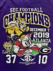 2019 SEC Football Championship Game Atlanta LSU Georgia Graphic Shirt Large