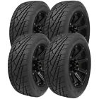 (QTY 4) 305/35ZR22 Venom Power Ragnarok GTS 110W XL Black Wall Tires