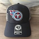 Tennessee Titans '47 Brand Contender Strech Fit NFL Mens Blue Grey Hat Cap NEW