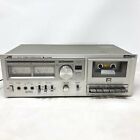 VTG JVC KD-A3 Silver Stereo Cassette Deck Super ANRS FOR PARTS NOT WORKING