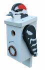 Downy Woodpecker Shaped Wooden Birdhouse - Amish Made in USA