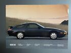 1989 Porsche 928 S4 Coupe Sheet, Picture, Print - RARE!! Awesome Frameable L@@K