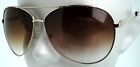 XL Pilot Big Frame Oversized Sunglasses XXL Dark Mirror Lens 62mm Glasses