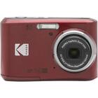 Kodak PIXPRO FZ45 Friendly Zoom 16MP Full HD Digital Camera, Red #FZ45-RD