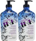 2 Ed Hardy INK Moisturizer Tan Extender Tattoo Color Fade Protect Lotion