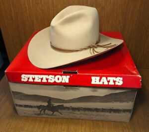 STETSON 4X Skyline SILVERBELLY Cowboy Hat Size 7 1/2 BRAND NEW!!!
