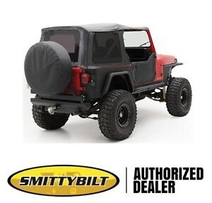 Smittybilt Replacement Soft Top w/ Half Door Skins For '88-'95 Jeep Wrangler YJ (For: 1992 Jeep Wrangler)