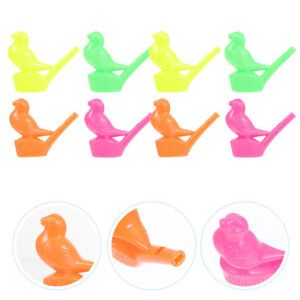 16pcs Plastic Bird Whistles for Water Play and Parties