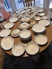 Antique Canonsburg China Porcelain Dinnerware Setting Dishes