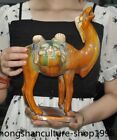 12'' Tang dynasty Tang Sancai pottery porcelain animal camel Feng Shui statue