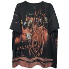 Vintage Slipknot All Over Print T-Shirt Size XL / XXL Korn Rammstein Deftones