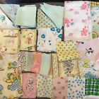 Vintage Baby / Nursery -  Scraps, Pieces Of Fabric For Sewing, Quilting, Crafts